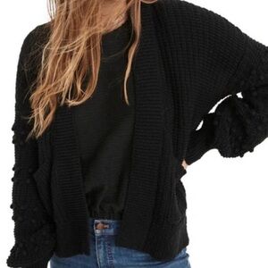 Madewell Bobble Knot Sweater Black XS